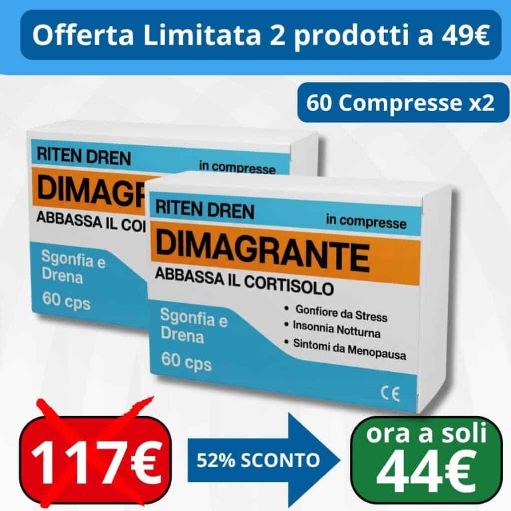 Box di integratori dimagranti con sconto del 52%.