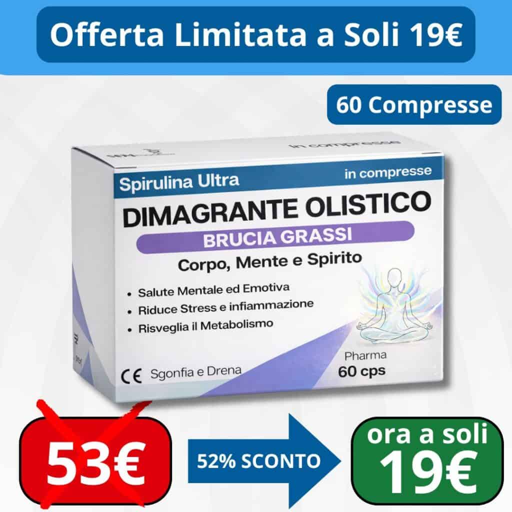 Box di integratore di Spirulina Ultra con offerte speciali.