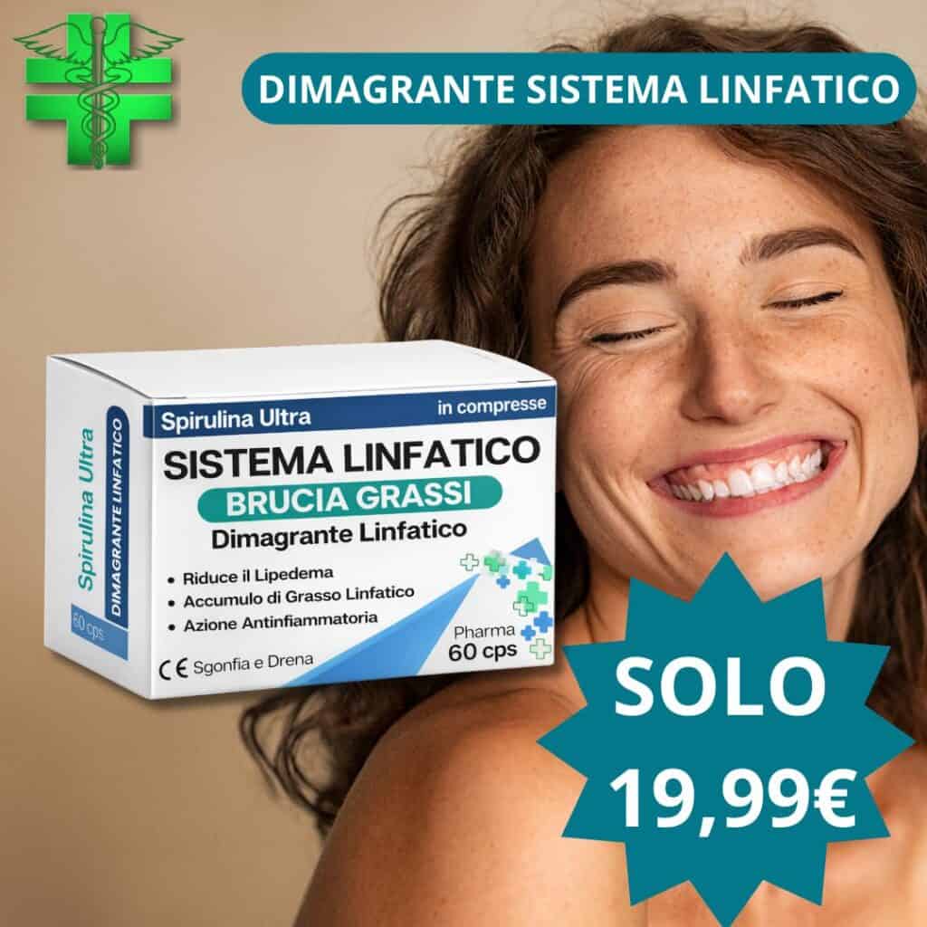 Integratore per il sistema linfatico con prezzo di 19,99€.
