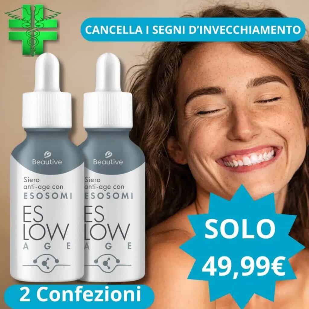 Siero anti-age Esow con Esosomi, soluzione anti-invecchiamento efficace.